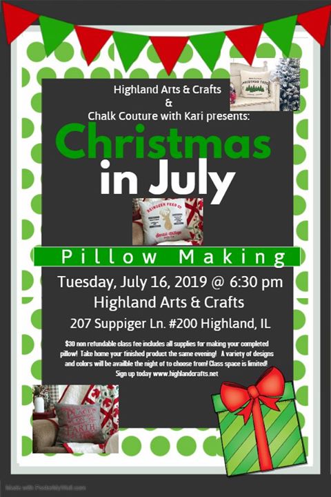 Christmas in July Pillows