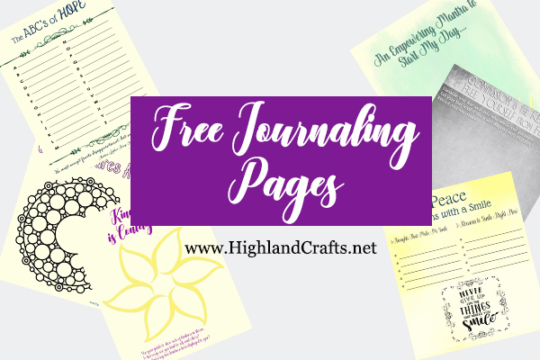 free art journaling pages