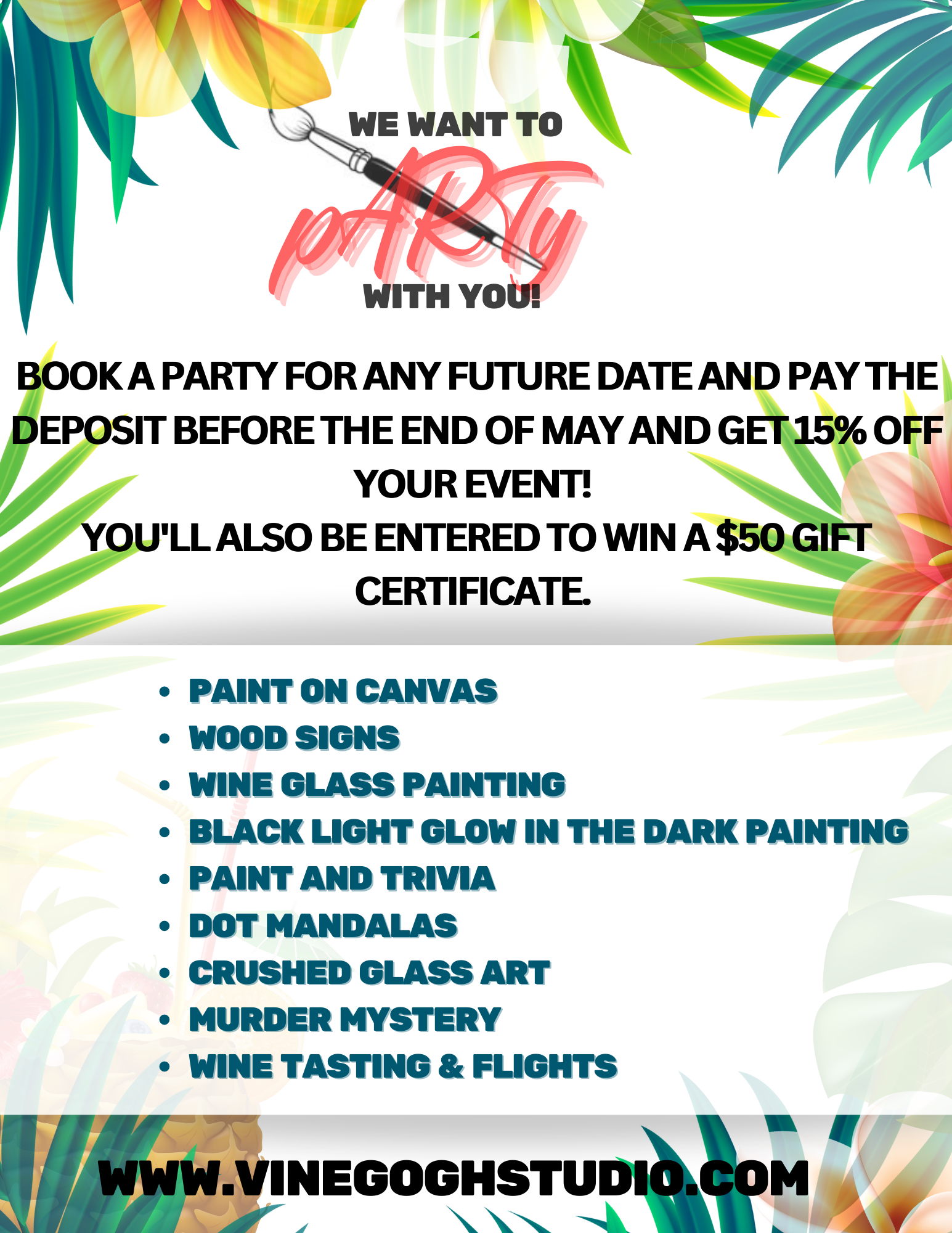 May 2023 Private Party Promotion