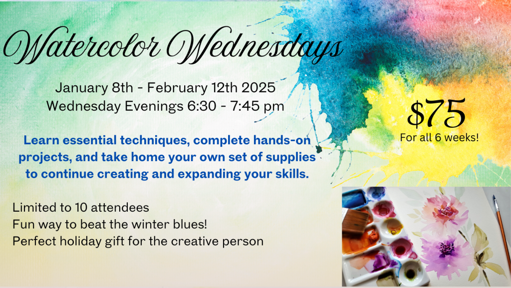 watercolor course at vinegogh studio highland IL