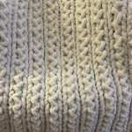 hand knit blanket intermediate workshop double garter stitch or herringbone stitch